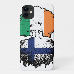 Finland Finnish Irish Ireland Tree Roots Flag Case-Mate iPhone Case