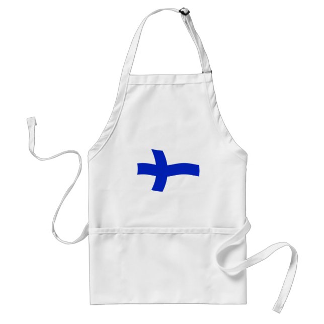 Finland Flag Apron (Front)