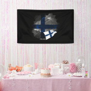 Finland flag banner