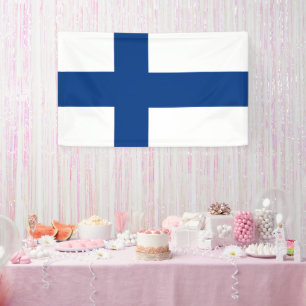 Finland flag banner