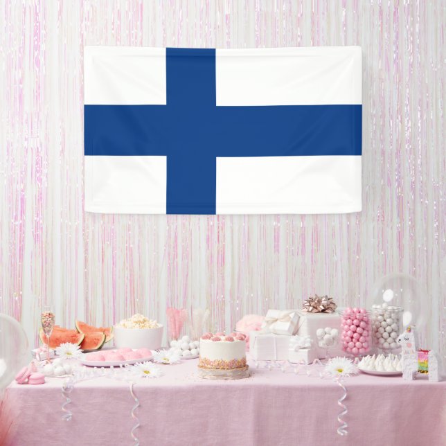 Finland flag banner (Party)