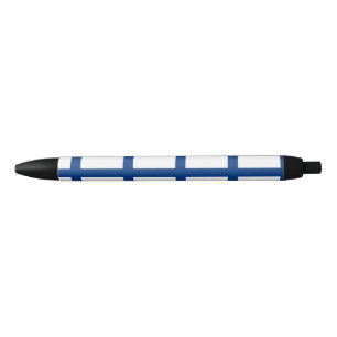 Finland Flag Black Ink Pen