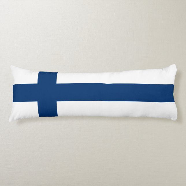 Finland Flag Body Cushion (Front)