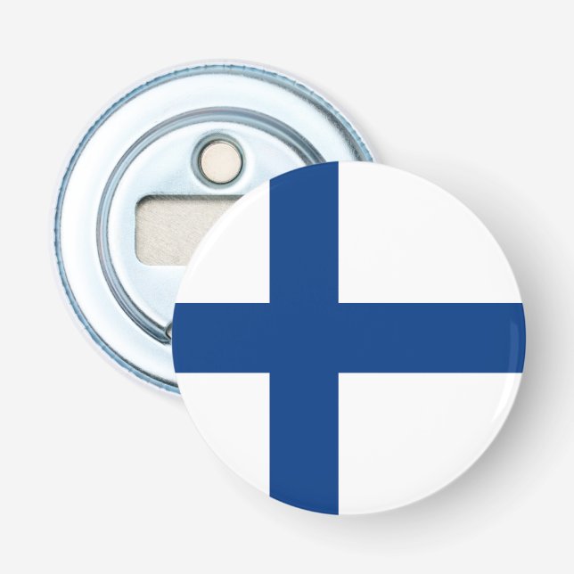Finland flag bottle opener (Front)