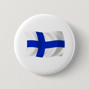 Finland Flag Button