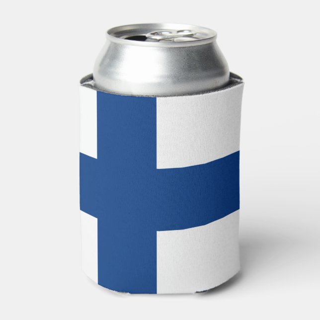 Finland Flag Can Cooler (Can Front)