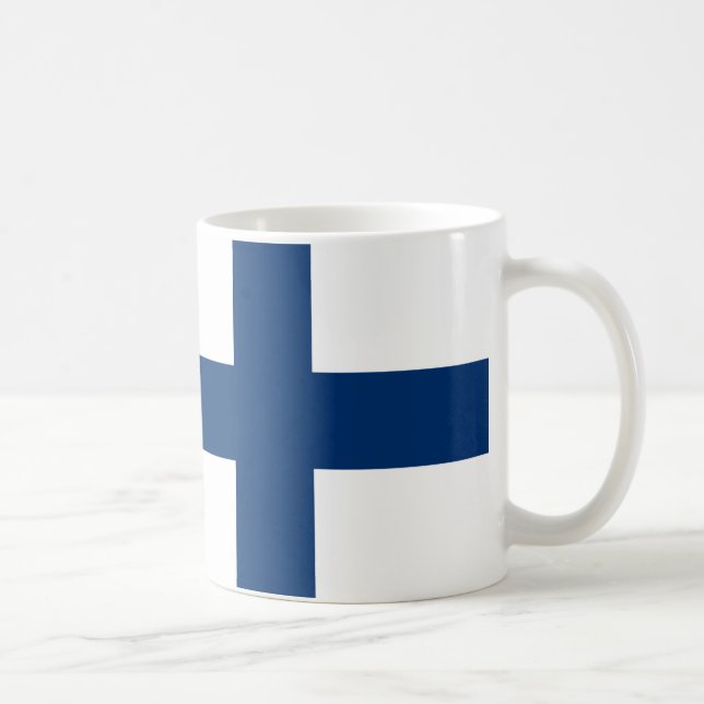  Finland Flag Ceramic Mug (Right)