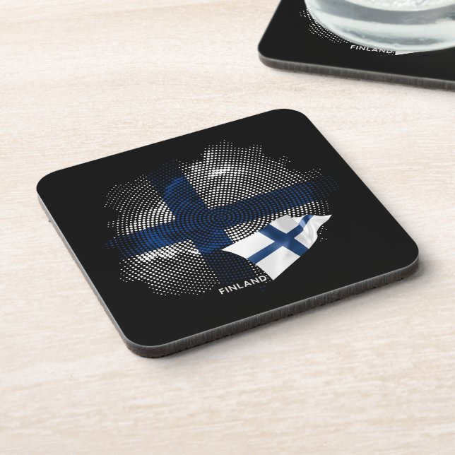 Finland flag coaster (Left Side)