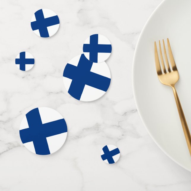 Finland Flag Confetti (Group)