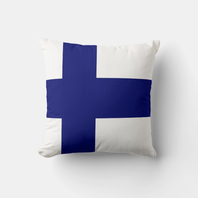 Finland Flag Cushion (Front)