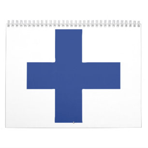 Finland Flag Emblem Calendar