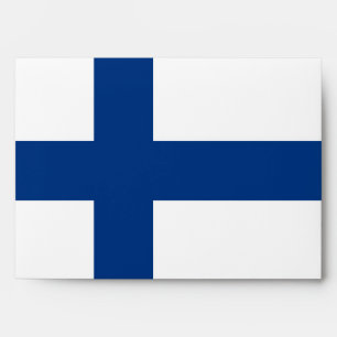Finland flag envelope