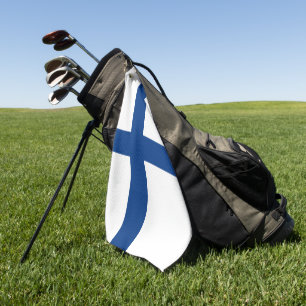 Finland flag golf towel