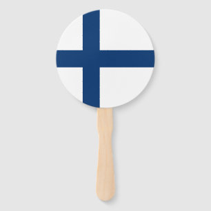 Finland Flag Hand Fan