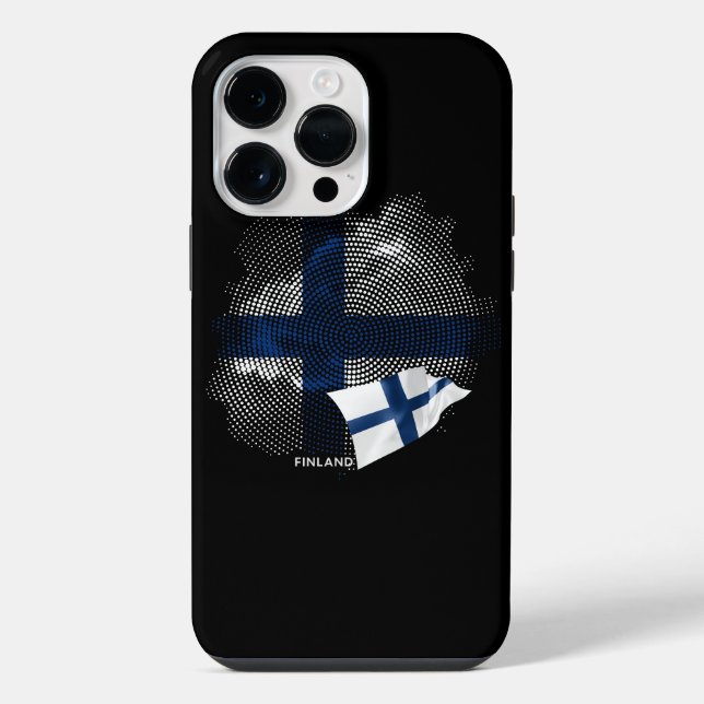 Finland flag iPhone case (Back)