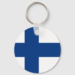 Finland Flag Key Ring