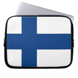 Finland Flag Laptop Sleeve