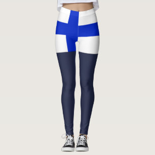 Finland flag leggings