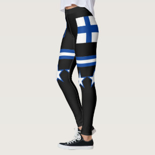 Finland Flag Leggings