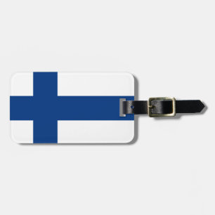 Finland Flag Luggage Tag