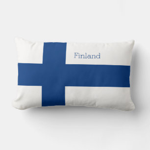 Finland Flag Lumbar Cushion