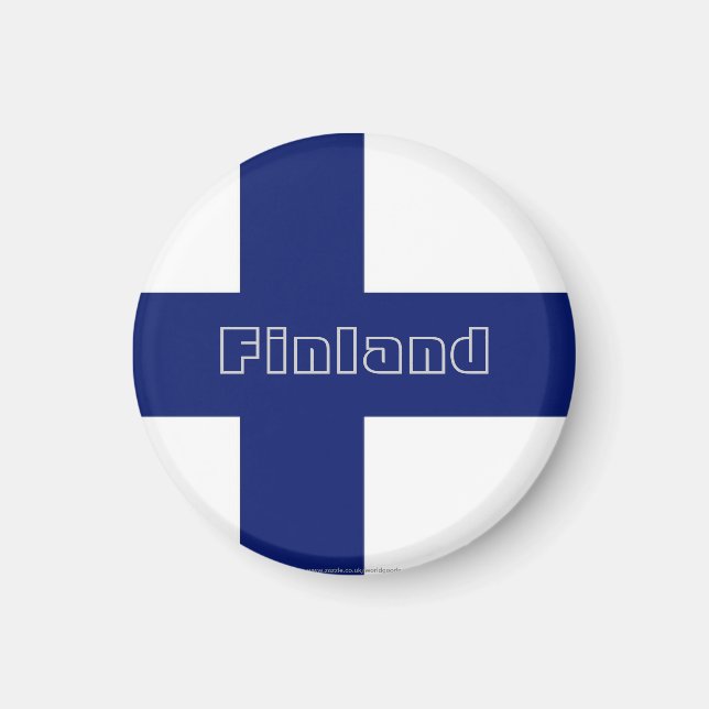 Finland flag magnet (Front)