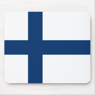 Finland Flag Mouse Pad