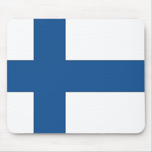 Finland Flag Mouse Pad