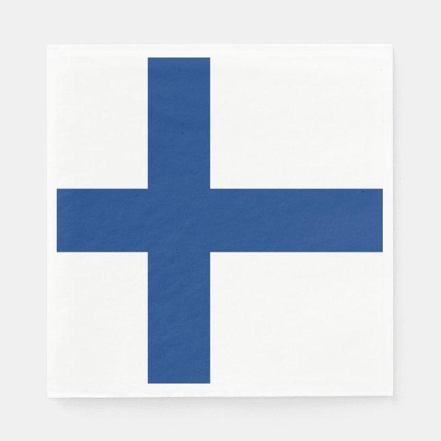 Finland flag napkin (Front)