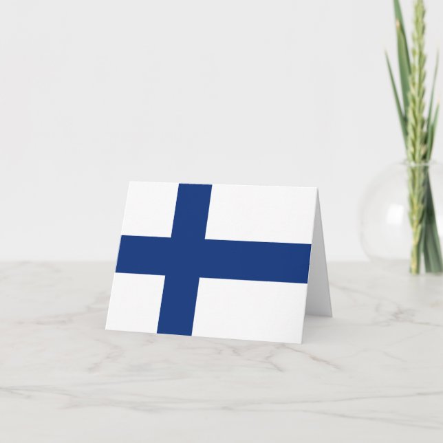 Finland Flag Notecard (Front)