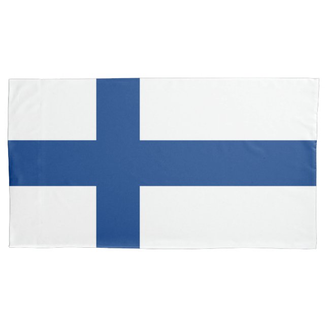 Finland flag pillowcase (Front)