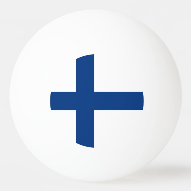 Finland flag ping pong ball (Front)