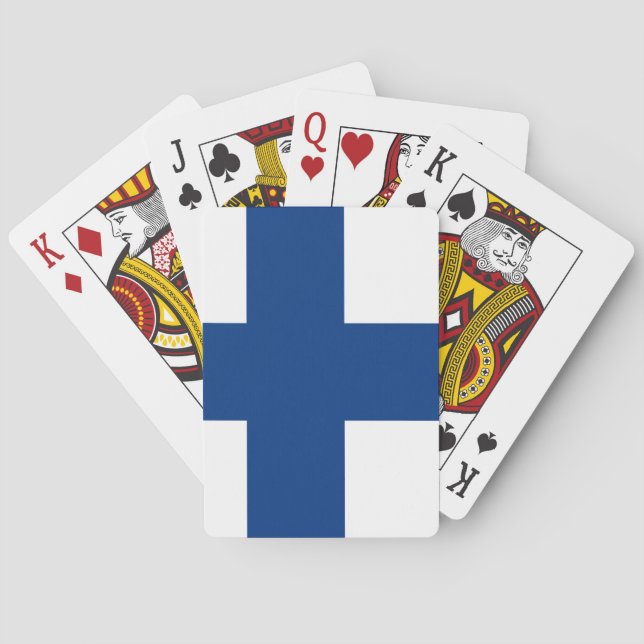 Finland Flag Playing Cards (Back)