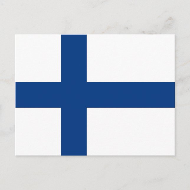 Finland Flag Postcard (Front)