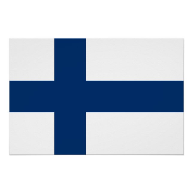 Finland Flag Poster (Front)