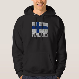 Finland Flag Pride Roots Country Family Nation Nat Hoodie