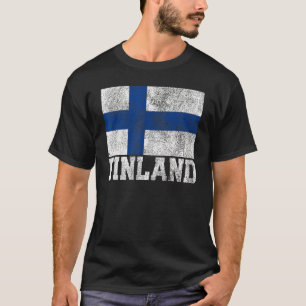 Finland Flag Pride Roots Country Family Nation Nat T-Shirt