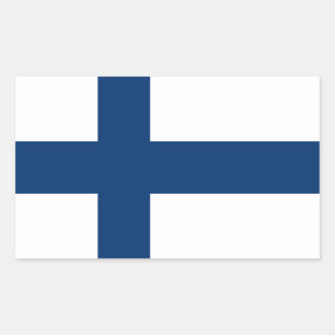 Finland Flag Rectangular Sticker