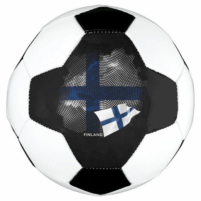 Finland flag soccer ball (Front)