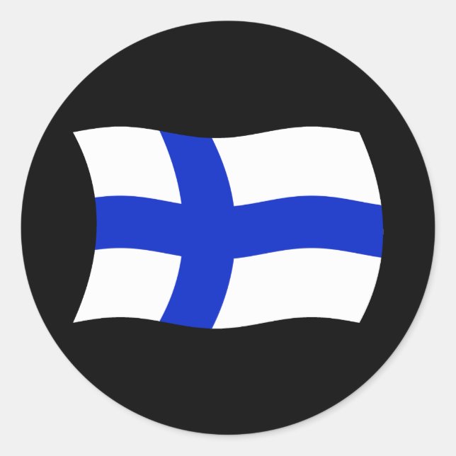 Finland Flag Sticker (Front)