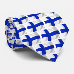 Finland Flag Tie