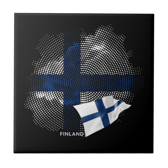 Finland flag tile (Front)