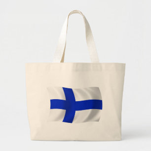 Finland Flag Tote Bag