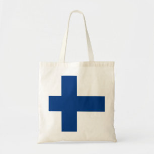 Finland Flag Tote Bag