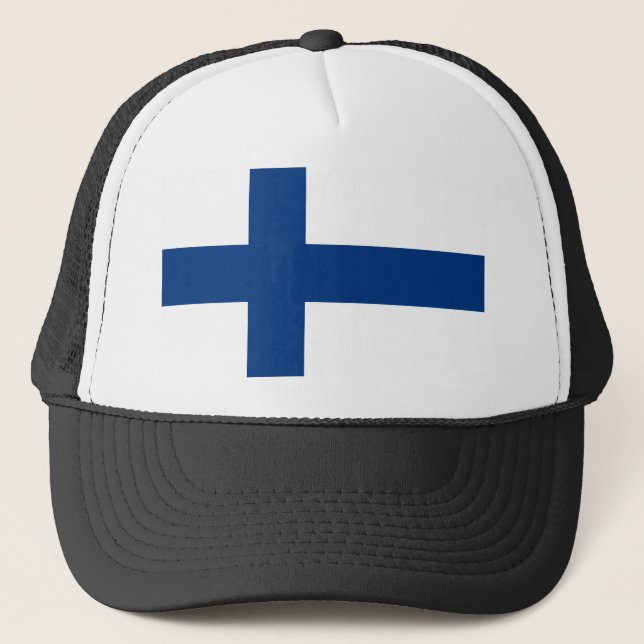 Finland Flag Trucker Hat (Front)