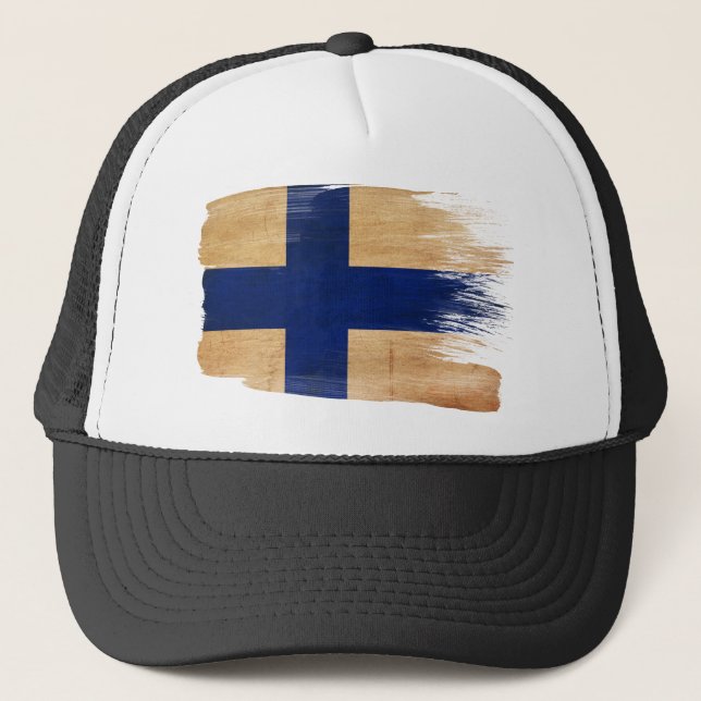 Finland Flag Trucker Hat (Front)
