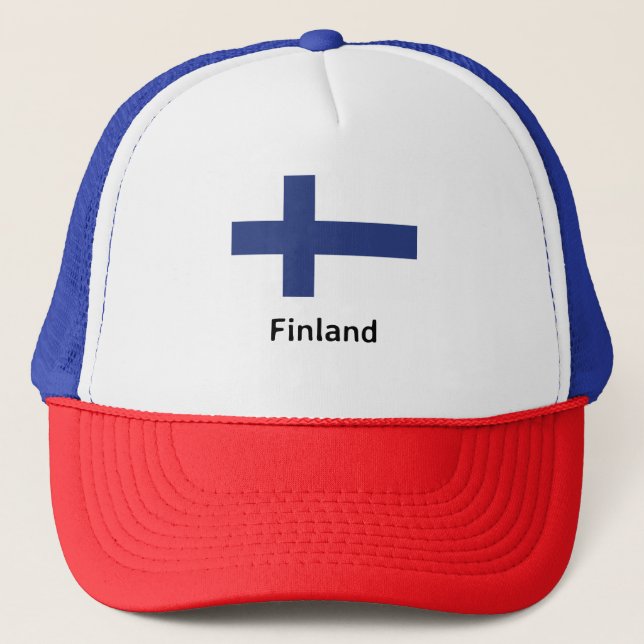 Finland Flag Trucker Hat (Front)