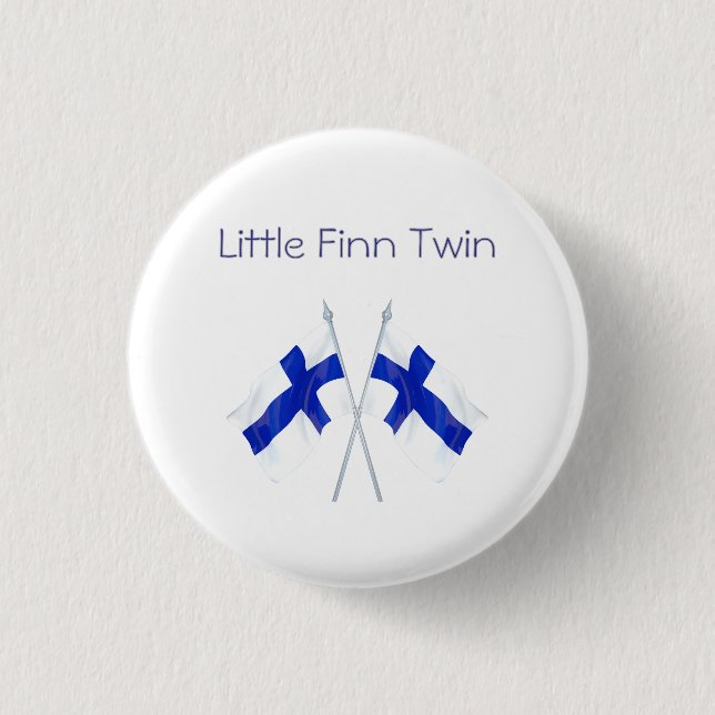 Finland Flag Twin Button (Front)