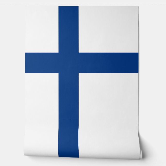 Finland flag wallpaper (Unrolling)