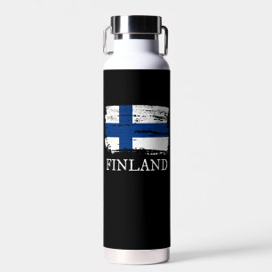 Finland Flag Water Bottle